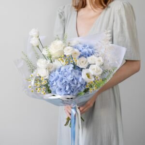 hydrangea bouquet Malta same day delivery