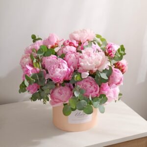 pink peonies flower delivery Malta St Julians