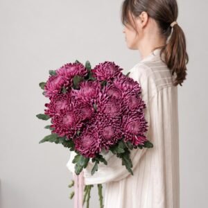 Plum chrysanthemum bouquet